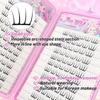 24 Rows 8-13mm Length False Eyelashes Easy to Wear DIY Lash Extension Kit  Makeup Enhancement