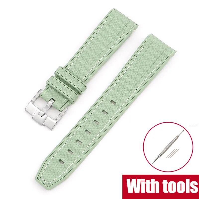 Silicone Strap for Swatch X Omega Moonswatch Stainless Steel Buckle 20mm 22mm Men Women Soft Waterproof Replace Watch Band