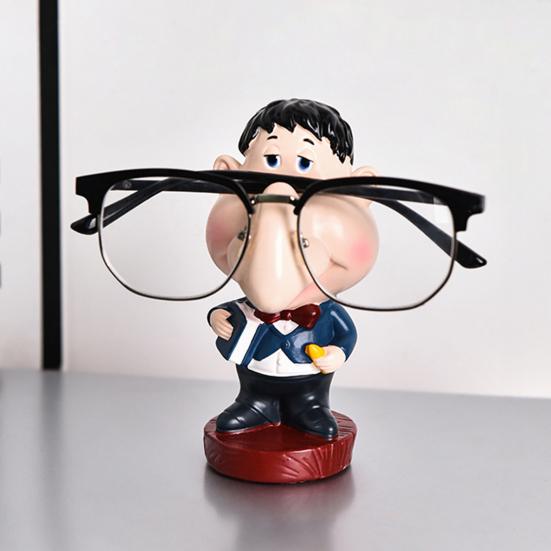 Держатель для очков в виде мужчины с большим носом, подставка для демонстрации очков, статуэтка учителя, статуя, настольное украшение, держатель для солнцезащитных очков и очков, подставка для демонстрации очков