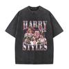 Hot Sale Harry Styles Graphic Print Tshirt Men Women Loose Casual Vintage Washed Cotton Summer New Tee Oversized Streetwear Top