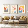 Matisse Geometry Wall Art Decor Poster Neutral Abstract Line Face Canvas Prints Modern Minimal Wall Pictures For Living Bed Room