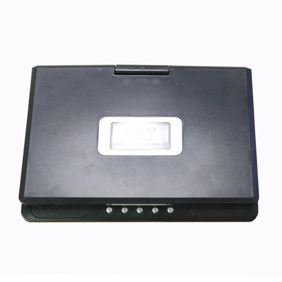 9,8-дюймовый портативный DVD-плеер с функцией ТВ высокой четкости Встроенный кард-ридер Поворотный экран Мобильный DVD-плеер для путешествий