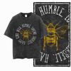 G Exclusive  Cotton oneck Bees Graphic Men Tshirt  Acid Washed  Streetwear Big Size Cool Vintage mens Tee Tshirt