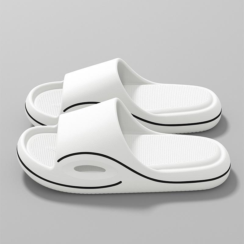 Летние женские и мужские домашние тапочки Eva с толстой подошвой, нескользящие, для улицы, комфорт без запаха