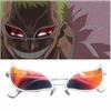 Высококачественные модные солнцезащитные очки Donquixote Doflamingo для косплея, мужские и женские аниме-солнцезащитные очки из ПВХ UV400, забавный рождественский подарок