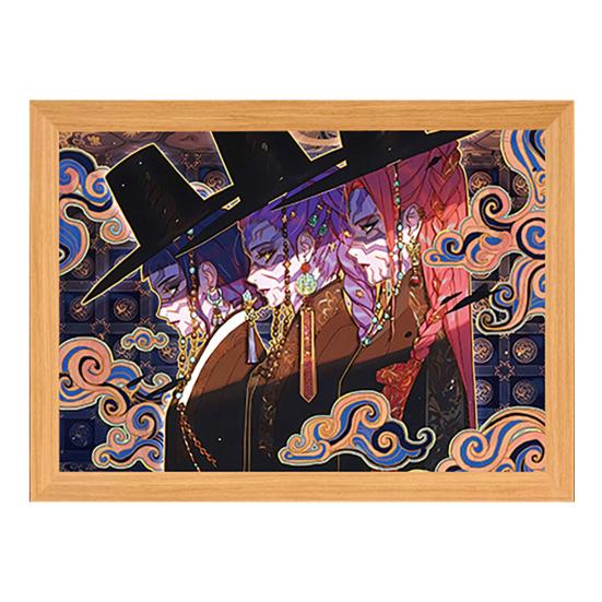 Картина Лампа Перезаряжаемый Светодиодный Свет Светящийся Настенный Художественный Свет Яркий Цвет Художественное Освещение Ночник