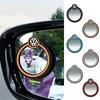 RSQ1 Car Stickers Rearview Mirror Auxiliary Blind Spot Assist Mirror with Suction Cup For VW Scirocc Beetle Tiguan Sharan Touran