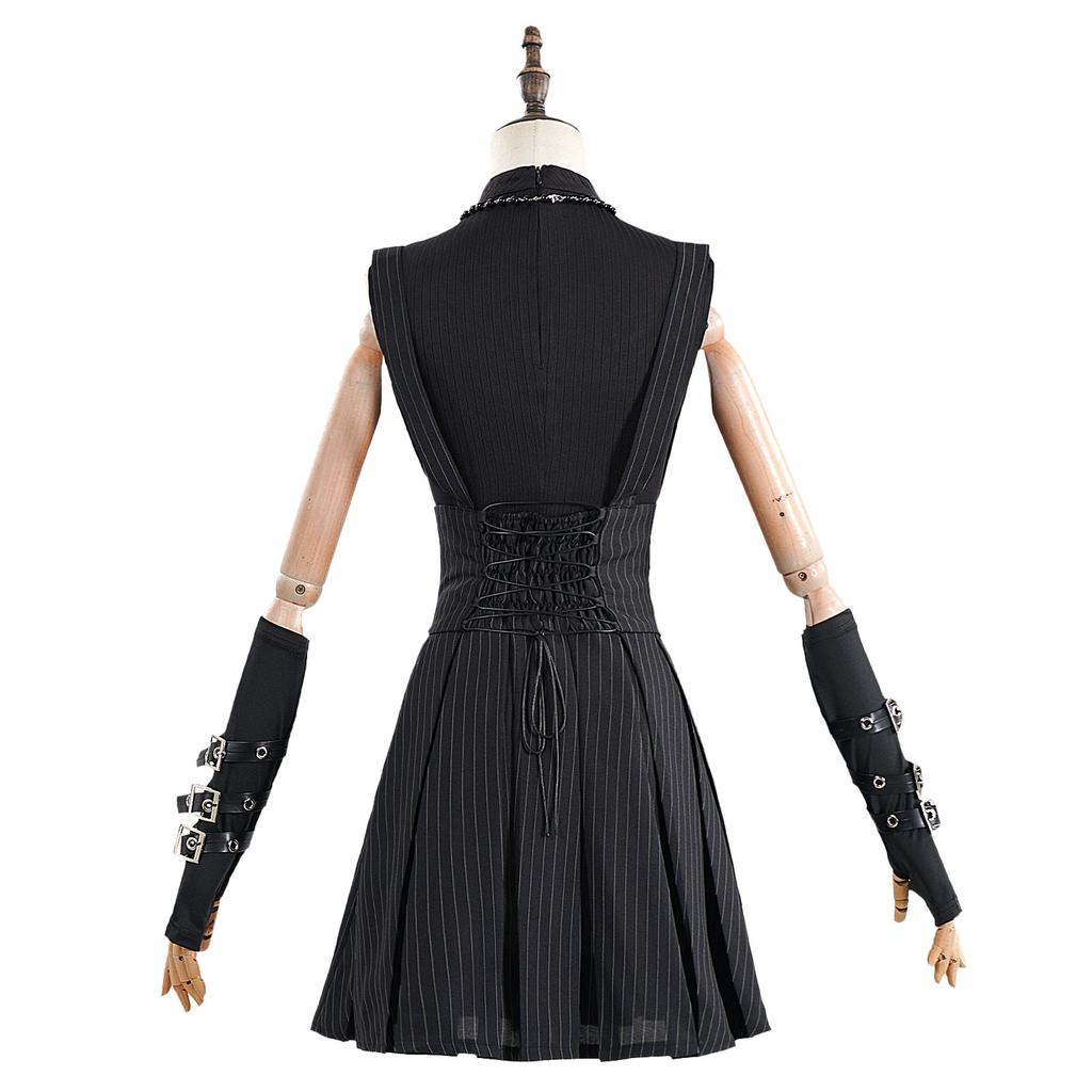 Миса Аманэ Тетрадь смерти Костюм для косплея Платье Готическая Лолита, Наряд для сценического выступления на Хэллоуин, Аниме Готическая мода