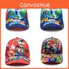 Детская бейсболка с рисунком Super Mario Bros из хлопка и с защитой от солнца для активного отдыха