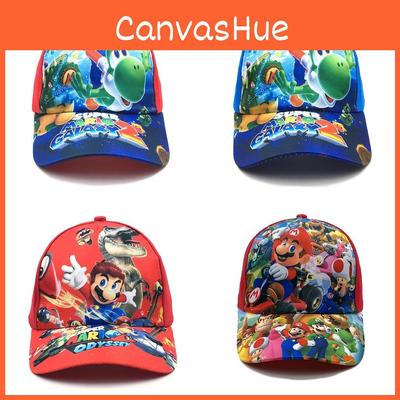 Детская бейсболка с рисунком Super Mario Bros из хлопка и с защитой от солнца для активного отдыха