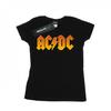 Womens/Ladies Fire Logo Cotton T-Shirt