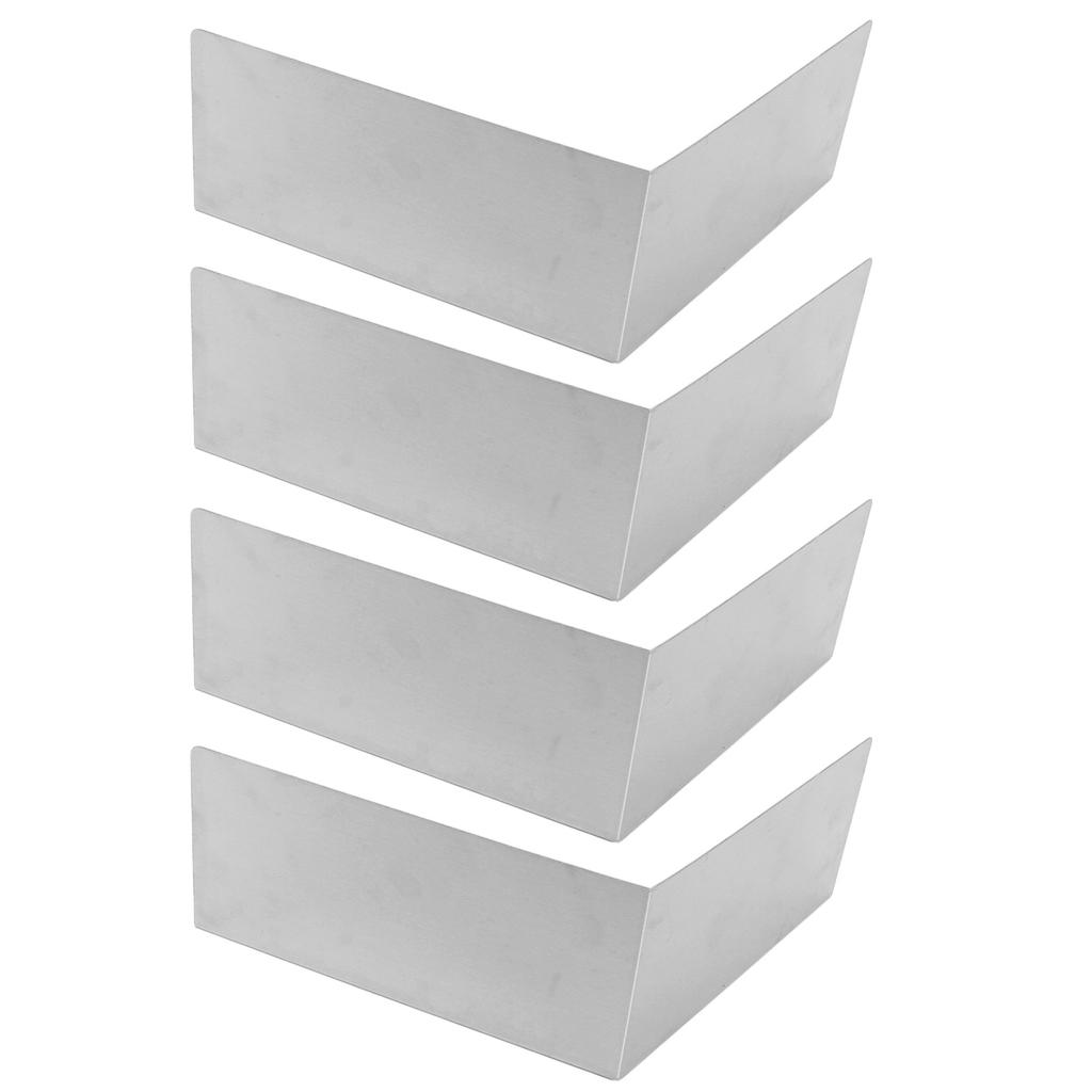 4 шт. Защитные фартуки для ендовы желоба Алюминиевые Защитные фартуки для ендовы водосточного желоба Кровельные Защитные желоба или Кровельная черепица