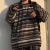 Винтажный вязаный свитер, одежда 90-х годов, богемный джемпер, пуловер в стиле ретро, ​​абстрактный вязаный свитер, свитер в стиле старой школы, женская одежда в стиле гранж