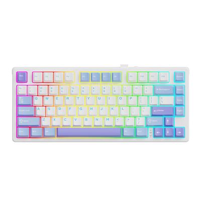 Lenovo GK10 80 Вт Беспроводная Bluetooth Механическая Клавиатура Трехрежимная, RGB Подсветка, Полностью Горячая Замена, Игровая И Офисная Компьютерная Клавиатура