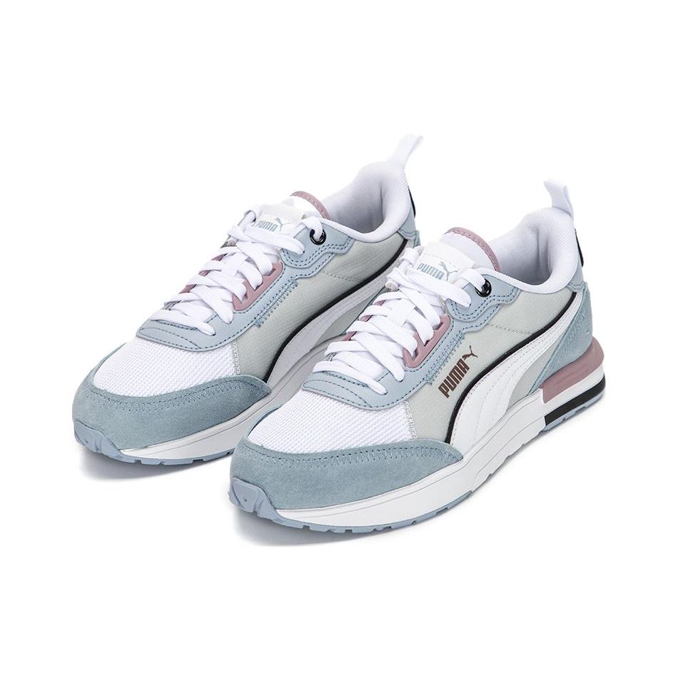 Puma R22 Унисекс Серый Фиолетовый Синий Белый Черный Низкие Повседневные Кроссовки 383462-13