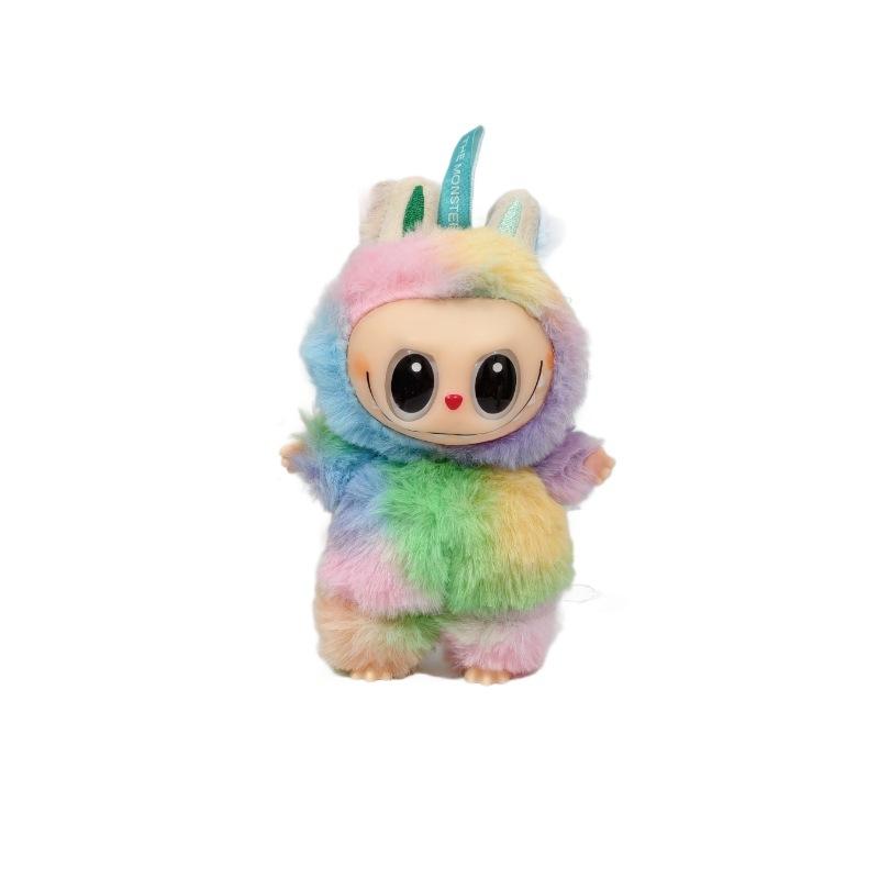 2025 4.0 New Cute LABU Monster Plush Keychain Blind Box - Random Kawaii Vinyl Animal Pendant for Bag, Backpack, Keys | Surprise Collectible Charm Gift