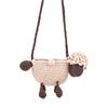 Wool Knit Cute Animal Crossbody Bag With Phone Pocket For Everyday Fashion