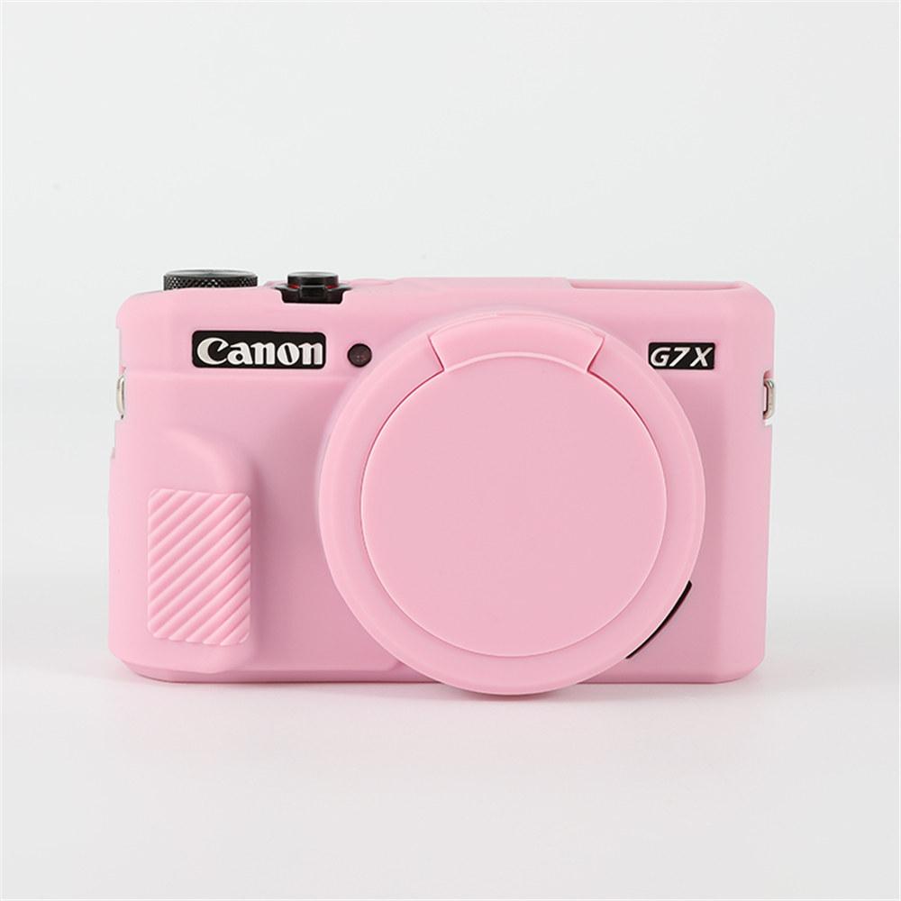 Мягкий силиконовый чехол для корпуса камеры G7XII для Canon G7X II G7X Mark II G7X2, резиновая защита, скин с крышкой для объектива