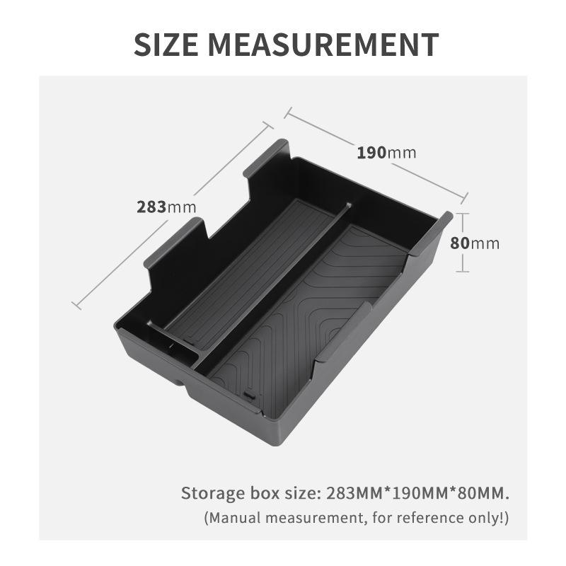 For Honda Prologue /Acura ZDX 2024 Armrest Storage Box Stowing Tidying Organizer Box Car Interior Accessories Supplies