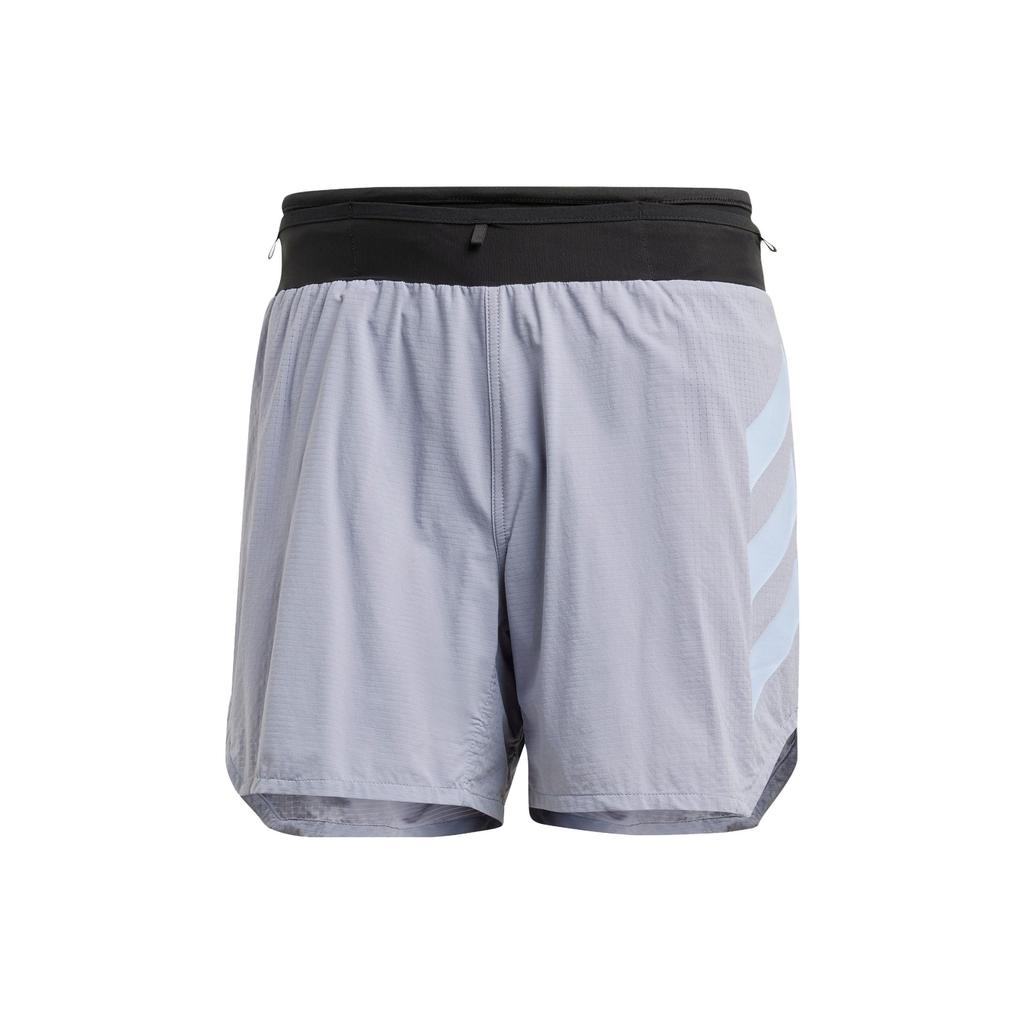 Adidas Agravic Pro Trail Shorts Color Block Outdoor Quick-Dry Sports Trail Shorts Men Shorts Silver Gray Violet HT9388