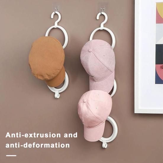 Вешалка для бейсбольной шляпы, органайзер, круглая задняя дверь, многофункциональный парик, фуражка, шарф, сумка для одежды, держатель для дисплея, настенная вешалка