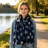 Soft Skin-friendly Scarves Polka Dot Silk Scarf for Women, Lightweight Tassel Shawl, Elegant Breathable Shawl Wrap Spring Summer Autumn Winter,