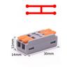 Универсальная компактная быстрая клеммная колодка Мини-компактные электрические разъемы для сращивания Электрические разъемы
