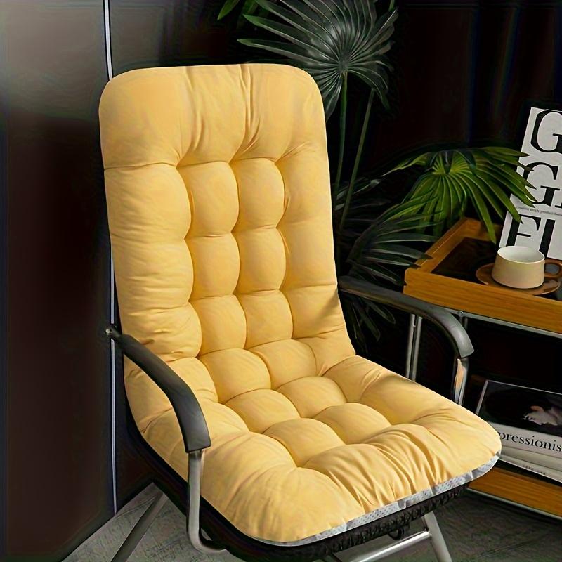 1 шт. Эргономичная утолщенная подушка для сиденья, Всесезонная полиэстеровая подушка для стула с сетчатым узором, Мягкий прочный дизайн с песочной текстурой