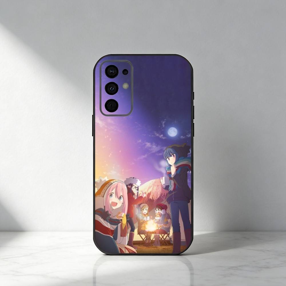 L-Laid-Back C-Camp  Phone Case For Samsung S25,S24,S21,S22,S23,S30,Ultra,S20,Plus,Fe,Note,5G Black Cover