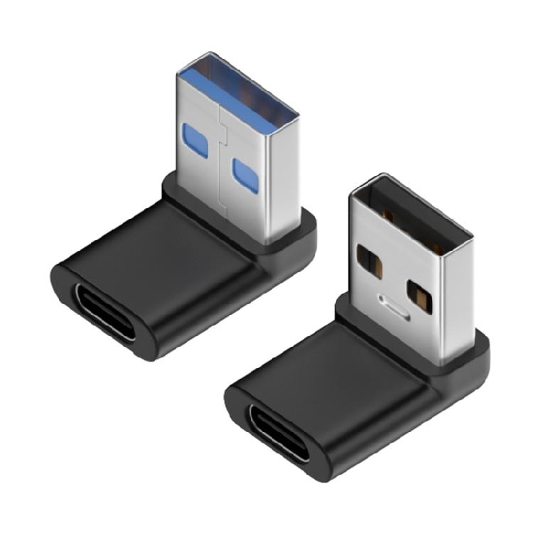 Конвертер Type C Female на USB 3.0 Male 10 Гбит/с Type C на USB 3.0 90 градусов