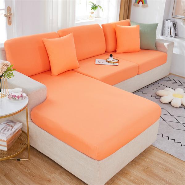 Cool Fabric Sofa Seat Cushion Cover Stretch Jacquard Summer Chair Cover Washable Removable Sofa Cover Home Furniture Protector