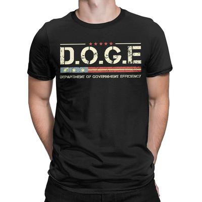 Футболка Doge Department Of Government Efficiency 2025 для мужчин женщин с принтом футболки 100% хлопок одежда