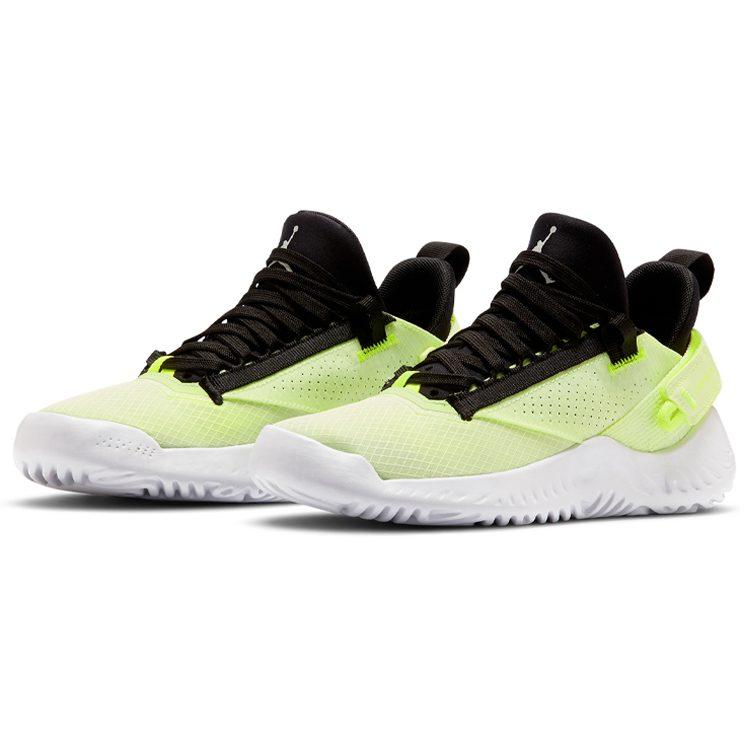 Jordan Proto 23 Амортизация с защитой от скольжения Устойчивость к истиранию Низкие Баскетбольные кроссовки Желтый Белый Черный Унисекс AT3176-700