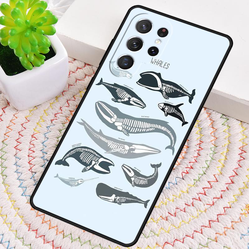 Силиконовый чехол для телефона Косатка Для Samsung Galaxy note 10 pro S26 S25 S24 S23 S22 S21 Plus S25Ultra Capa Чехол