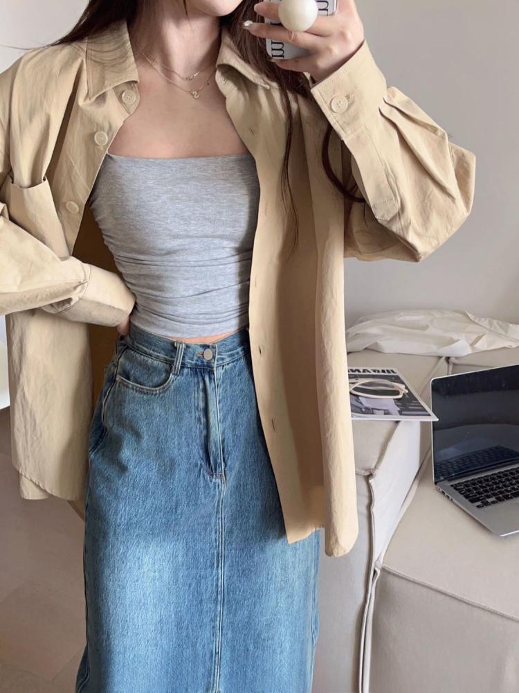 Укороченный топ с подкладкой на груди, однотонный топ с бретельками через шею, женская летняя майка с открытой спиной, модный повседневный топ-труба, женский укороченный жилет без рукавов