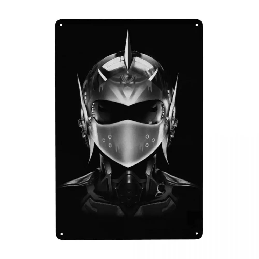 Vintage Goldorak Grendizer Metal Tin Sign Custom Anime UFO Robot Wall Art Decor for Pub Cafe Yard Rectangle Plaque