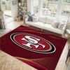 San Francisco 49ers Design Crystal Velvet Carpet Cozy Non?Slip Printed Rug For Bedroom Living Room Entrance