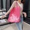 Versatile Colorful Mesh Tote Bag With Large Capacity Perfect For Casual Outings And Beach Trips