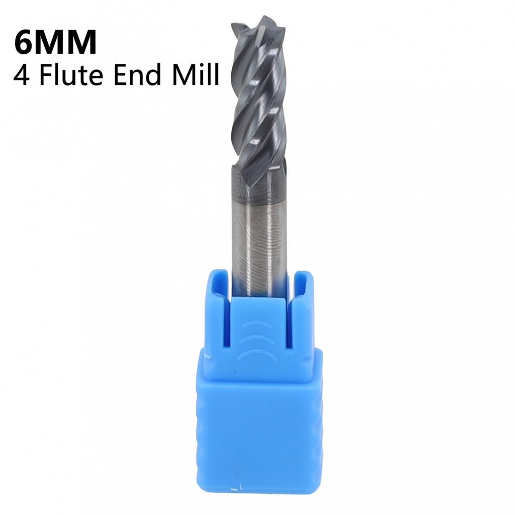 Полезные концевые фрезы 1 мм~20 мм Инструмент 4 зуба Аксессуар Покрытие AlTiN Твердосплавная фреза