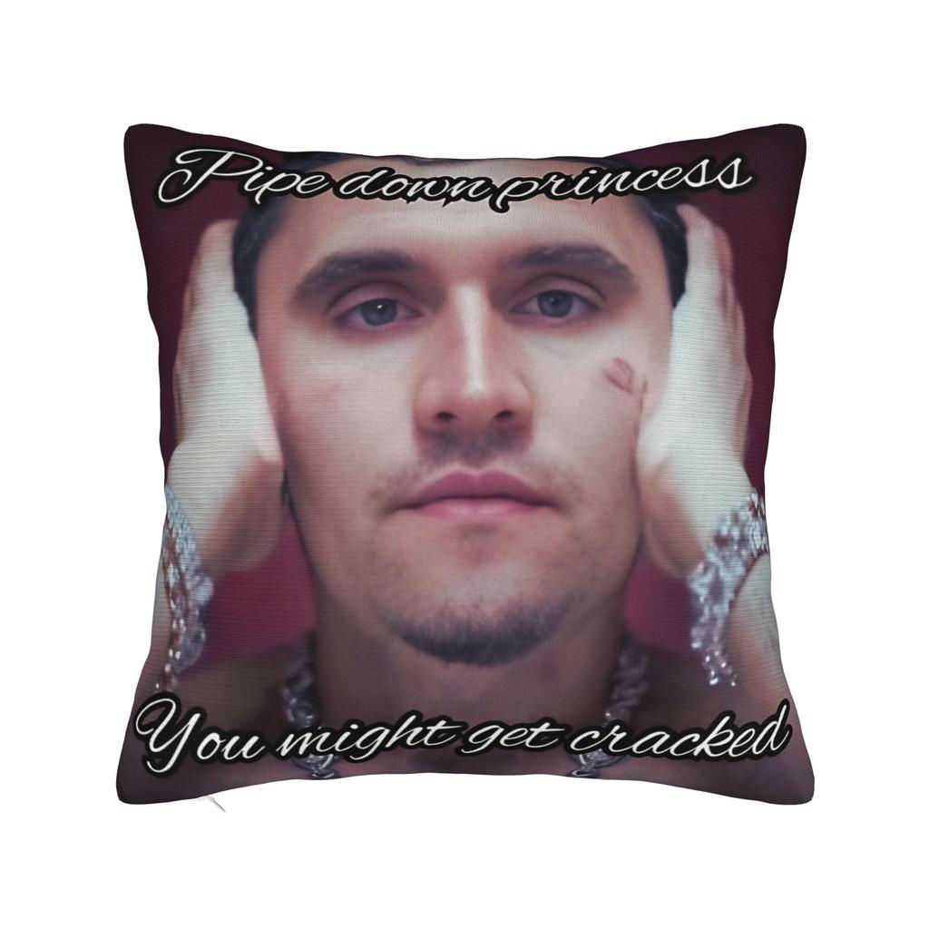 Charlie Kirk Miner Pillow Case  Comfy Pillow Cover For Sofa Car Home Decor Funny Cushion Cover