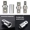 Multiple Size Socket Adapter 1/4 To 3/8 or 1/2 Inch Square Drive Converter Set for Home Improvement and Workshop Tasks