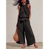 Women S Summer Sleeveless Bohemian Two Piece Casual Set