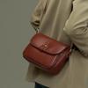 Versatile Small Square Bag for Simple Women Genuine Leather Single-shoulder Crossbody Versatile Cowhide Women's Bag