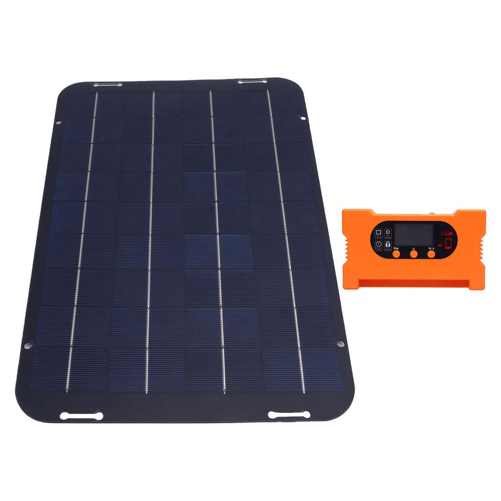12W 18V Solar Panel Kit IP65 Water Proof Solar Panel Battery Charger Maintainer with Controller for