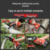 High-Power Lithium Electric Saw for Easy Pruning - Multi-Functional Tree Saw for Middle-Aged and Elderly Users