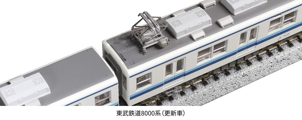 KATO N Gauge Tobu Railway 8000 Series Updated Car Addition Set Железнодорожная модель поезда 4-вагонный 10-1648