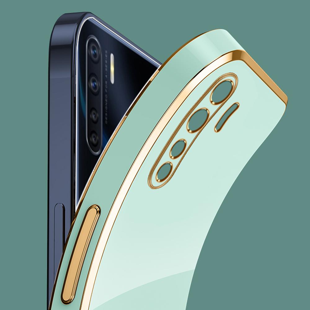 Для OPPO A91 чехол Роскошный квадратный чехол для телефона oppo Reno3 CPH2043 CPH2001 CPH2021 чехол Противоударный силиконовый чехол-накладка Fundas