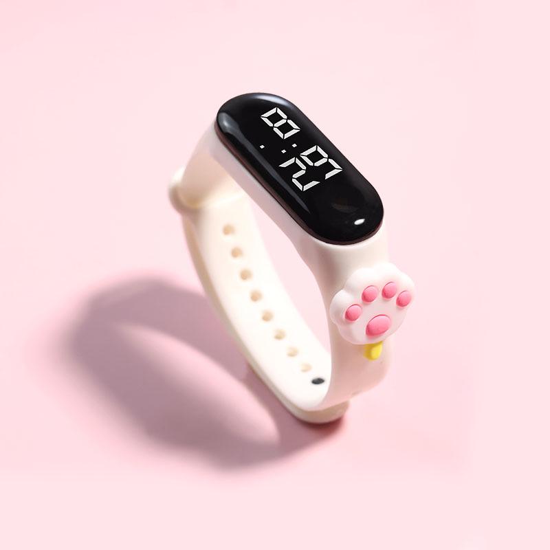 Summer Ice Cream LED Sport Watch: Cute Student Swimming Electronic