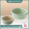 Double-Layer Plastic Drain Basket: Enlarged Kitchen Basin & Fruit Plate