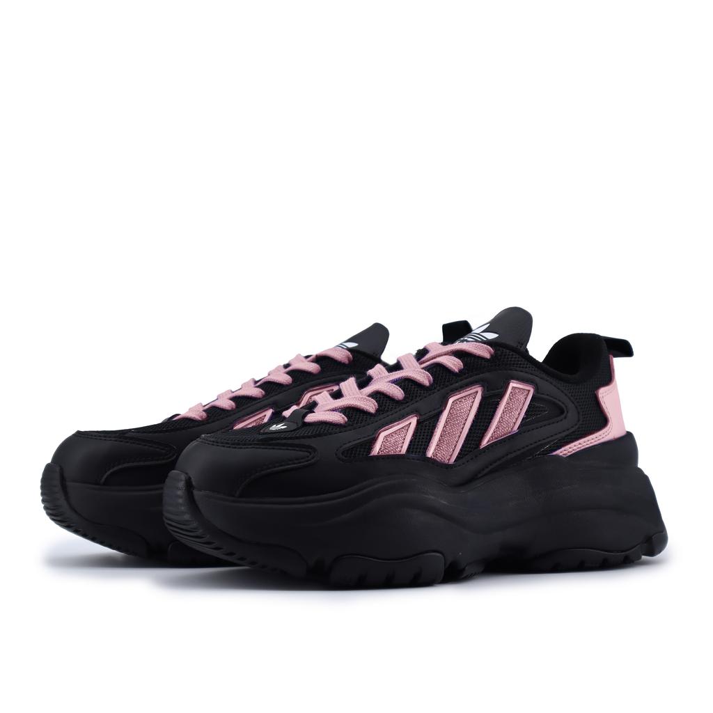 Adidas Originals OZGAIA Slip Resistant Abrasion Resistant Low top Casual Shoes Women's Black Pink IG6045(Team448-)